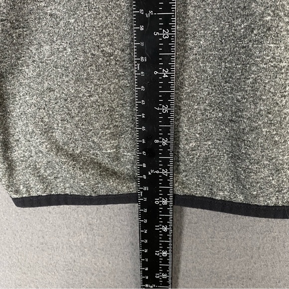 Columbia Sweater Men's Medium 1/4‎ Zip Grey Knit Fleece Chest Pocket - Picture 5 of 9